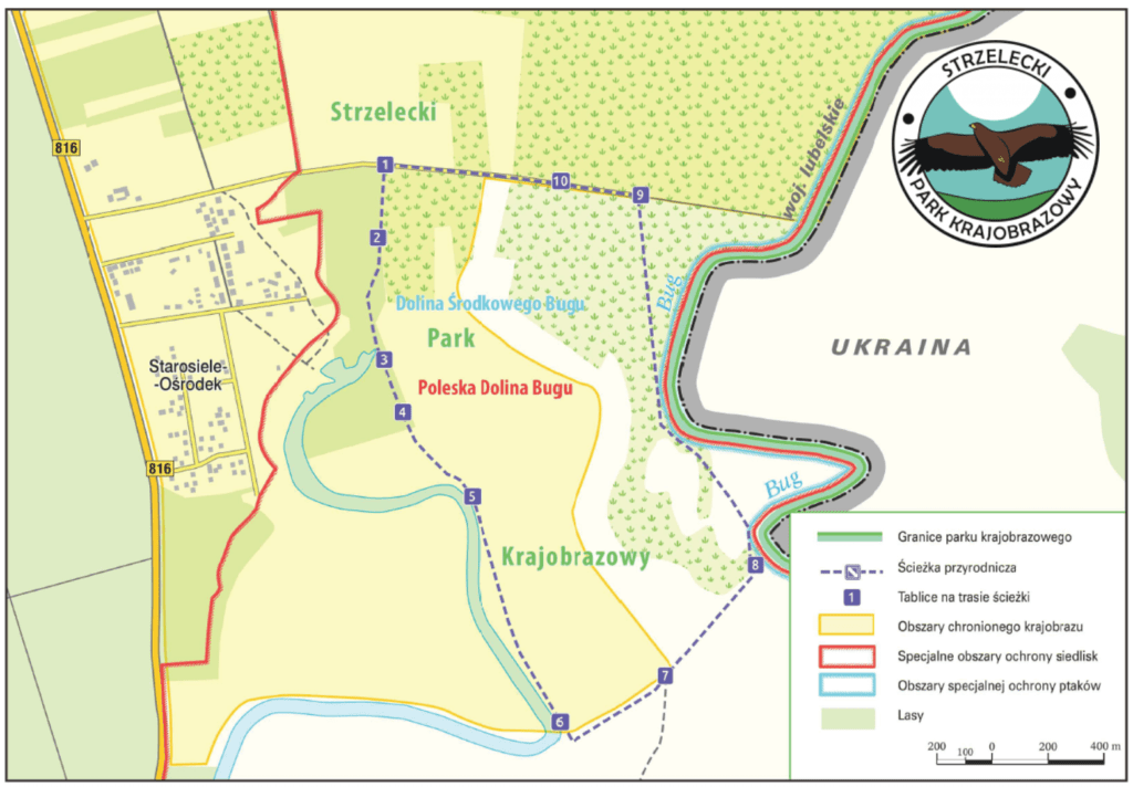 ścieżka przyrodniczo-dydaktyczna Starorzecze Bugu - Strzelecki Park Krajobrazowy